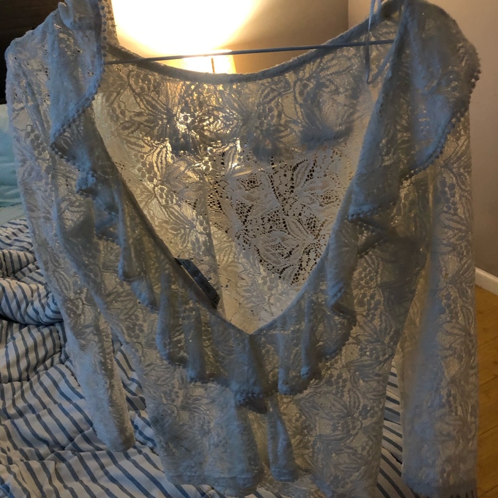 LF white blouse